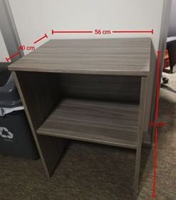 Mueble Impresora Abierto Humo